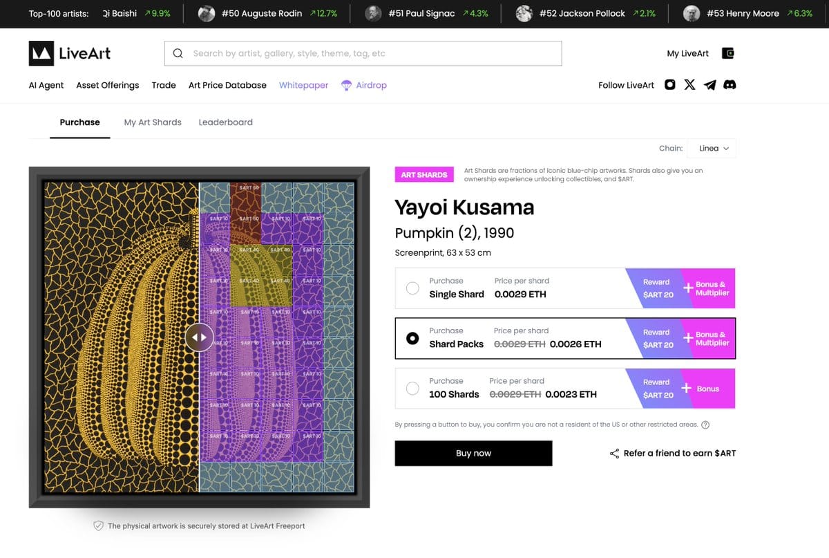 Yayoi Kusama’s Art Has Generated Over $1.2B in Auction Sales—Now You Can Own a Piece for Just $5